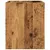 Produktbild 5 för Tvättställsskåp åldrat trä 80x38,5x46 cm konstruerat trä
