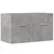 Produktbild 2 för Tvättställsskåp betonggrå 90x38,5x46 cm konstruerat trä