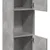 Produktbild 9 för Badrumsskåp betonggrå 30x30x130 cm konstruerat trä