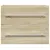 Produktbild 4 för Tvättställsskåp sonoma-ek 60x38,5x48 cm spånskiva