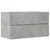Produktbild 2 för Badrumsskåp betonggrå 80x38,5x45 cm konstruerat trä