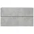 Produktbild 4 för Badrumsskåp betonggrå 80x38,5x45 cm konstruerat trä