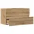 Produktbild 7 för Badrumsskåp ek 80x38,5x45 cm konstruerat trä