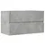 Produktbild 2 för Tvättställsskåp betonggrå 90x38,5x45 cm spånskiva
