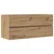 Produktbild 2 för Tvättställsskåp ek 100x38,5x45 cm konstruerat trä