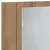 Produktbild 12 för Spegelskåp för badrum LED ek 40x12x45 cm konstruerat trä