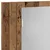 Produktbild 10 för Spegelskåp med LED åldrat trä 60x12x45 cm konstruerat trä