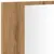 Produktbild 10 för Spegelskåp med LED artisan ek 90x12x45 cm konstruerat trä