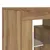 Produktbild 10 för TV-bänk med LED-lampor artisan ek 120x36,5x40cm konstruerat trä