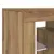 Produktbild 11 för TV-bänk med LED-lampor artisan ek 140x36,5x40cm konstruerat trä