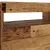 Produktbild 11 för TV-bänk med LED-lampor åldrat trä 120x35x40 cm konstruerat trä