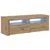 Produktbild 2 för TV-bänk med LED-lampor artisan ek 120x35x40 cm konstruerat trä