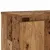 Produktbild 11 för TV-bänk med LED-lampor åldrat trä 120x30x36 cm konstruerat trä