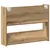 Produktbild 7 för Väggmonterat skoställ artisan ek 80x18x60 cm konstruerat trä