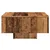 Produktbild 5 för Soffbord åldrat trä 60x60x31,5 cm konstruerat trä