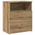 Produktbild 2 för Sängbord artisan ek 50x32x60cm konstruerat trä