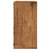 Produktbild 6 för Vägghylla kubformad 6 st åldrat trä 30x15x30 cm konstruerat trä