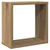 Produktbild 4 för Vägghylla kubformad 2 st artisan ek 30x15x30 cm konstruerat trä