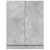 Produktbild 4 för Tvättmaskinsskåp betonggrå 70,5x71,5x91,5 cm