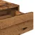 Produktbild 9 för Skrivbord åldrat trä 101x50x76,5 cm konstruerat trä