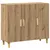 Produktbild 2 för Skänk artisan ek 90x34x80 cm konstruerat trä