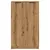 Produktbild 4 för Skoskåp artisian ek 59x35x100,5 cm konstruerat trä