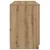 Produktbild 7 för Skrivbord artisan ek 100x50x75 cm konstruerat trä
