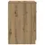 Produktbild 5 för Sängbord artisan ek 33x50x75 cm konstruerat trä