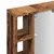 Produktbild 11 för Spegelskåp med LED åldrat trä 76x15x55 cm konstruerat trä