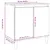Produktbild 10 för Tvättställsskåp åldrat trä 58x33x60 cm konstruerat trä