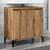 Produktbild för Tvättställsskåp artisan ek 58x33x60 cm konstruerat trä