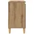 Produktbild 6 för Tvättställsskåp ek 65x33x60 cm konstruerat trä