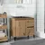 Produktbild 3 för Tvättställsskåp ek 65x33x60 cm konstruerat trä