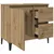 Produktbild 5 för Tvättställsskåp ek 65x33x60 cm konstruerat trä