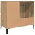 Produktbild 7 för Tvättställsskåp ek 65x33x60 cm konstruerat trä