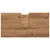 Produktbild 8 för Tvättställsskåp ek 65x33x60 cm konstruerat trä