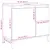 Produktbild 11 för Tvättställsskåp ek 65x33x60 cm konstruerat trä