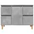 Produktbild 4 för Tvättställsskåp betonggrå 80x33x60 cm konstruerat trä