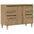 Produktbild 2 för Tvättställsskåp artisan ek 80x33x60 cm konstruerat trä