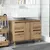 Produktbild 3 för Tvättställsskåp artisan ek 80x33x60 cm konstruerat trä