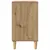 Produktbild 7 för Badrumsskåp ek 80x33x60 cm konstruerat trä