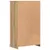 Produktbild 7 för Högskåp ek 60x35,5x103,5 cm konstruerat trä