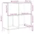Produktbild 10 för Stereobänk åldrat trä 84,5x38x89 cm konstruerat trä
