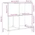 Produktbild 10 för Stereobänk åldrat trä 84,5x38x89 cm konstruerat trä