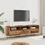 Produktbild 3 för Tv-bänk åldrat trä 150x30x44,5 cm konstruerat trä