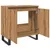 Produktbild 8 för Badrumsskåp artisan ek 58x33x60 cm konstruerat trä
