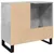 Produktbild 6 för Tvättställsskåp betonggrå 65x33x60 cm konstruerat trä