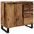 Produktbild 2 för Tvättställsskåp åldrat trä 65x33x60 cm konstruerat trä