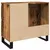 Produktbild 6 för Tvättställsskåp åldrat trä 65x33x60 cm konstruerat trä