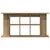 Produktbild 4 för Akvariebänk artisan ek 120x40x60 cm konstruerat trä